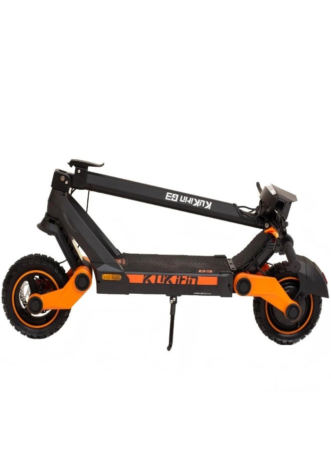 KuKirin G3 Electric Scooter 2025 Model – 1200W Brushless Motor, 52V 18Ah Lithium Battery, Up to 50km/h Top Speed & 70km Range, 10.5-Inch Off-Road Pneumatic Tires, Smart LED Touch Display, IPX4 Waterproof – Black - Image 3