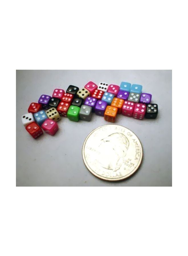 Koplow Games KPL10795 Tiny Dice Deluxe Assorted Colours (30 Pieces), Opaque