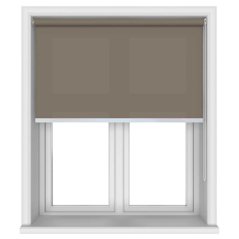 Colornest Roller Blinds for Windows 34 Inch W X 60 Inch L Light Filtering RollUp Shades Sun UV Protection for Home Office Brown Heavy Duty in 38 MM Pole - Image 2