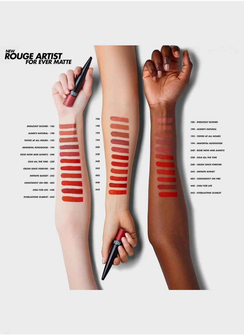 MAKE UP FOR EVER Rouge Artist For Ever Matte Lipstick - 340 - Crush Since Forever