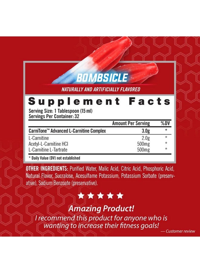 iSatori L-Carnitine LS3 3000, Liquid L-Carnitine with Acetyl L-Carnitine, L-Carnitine L-Tartrate, Stimulant Free Pre Workout, No Calories, Sugar, Gluten, Keto-Friendly, Bombsicle Flavor (32 Servings) - Image 2
