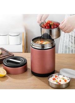 Weather Forecast Pink 304 Steel 1800 ml Vacuum Food Food Storage Thermos Lunch Box CIN725PM  - Image 2
