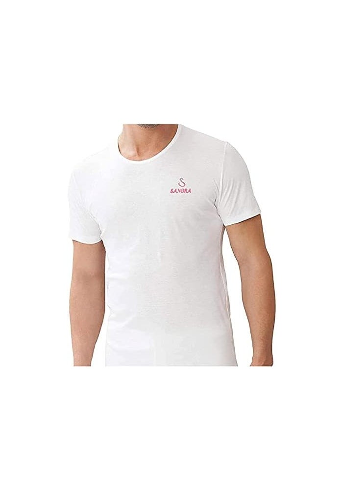 RUPA Men's Senor T-Shirts Undershirts - 3 Pack, Ribbed, XL, White - Image 1