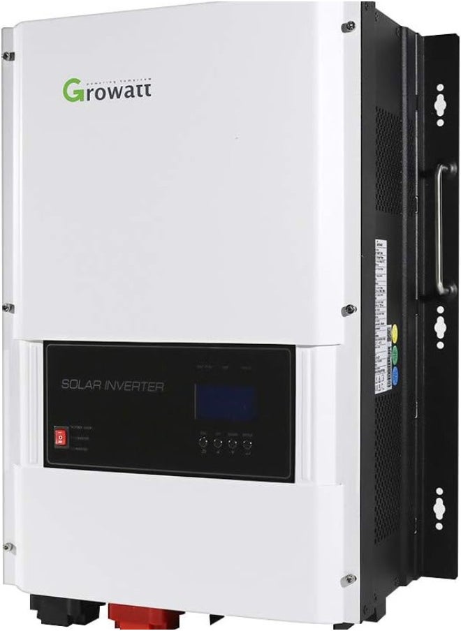 silvercnc - 48V 6kW Split Phase Solar Inverter ,Pure Sine Wave Off The Grid Solar Inverter , Supports 120/240V & WiFi Remote Monitoring，Built-in Growatt 80A MPPT Solar Charge Controller - Image 1