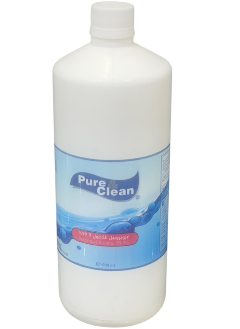 Pure & Clean Original Medical Isopropyl Alcohol 99.9% 1L (ISO) Pure & Clean  - Image 1