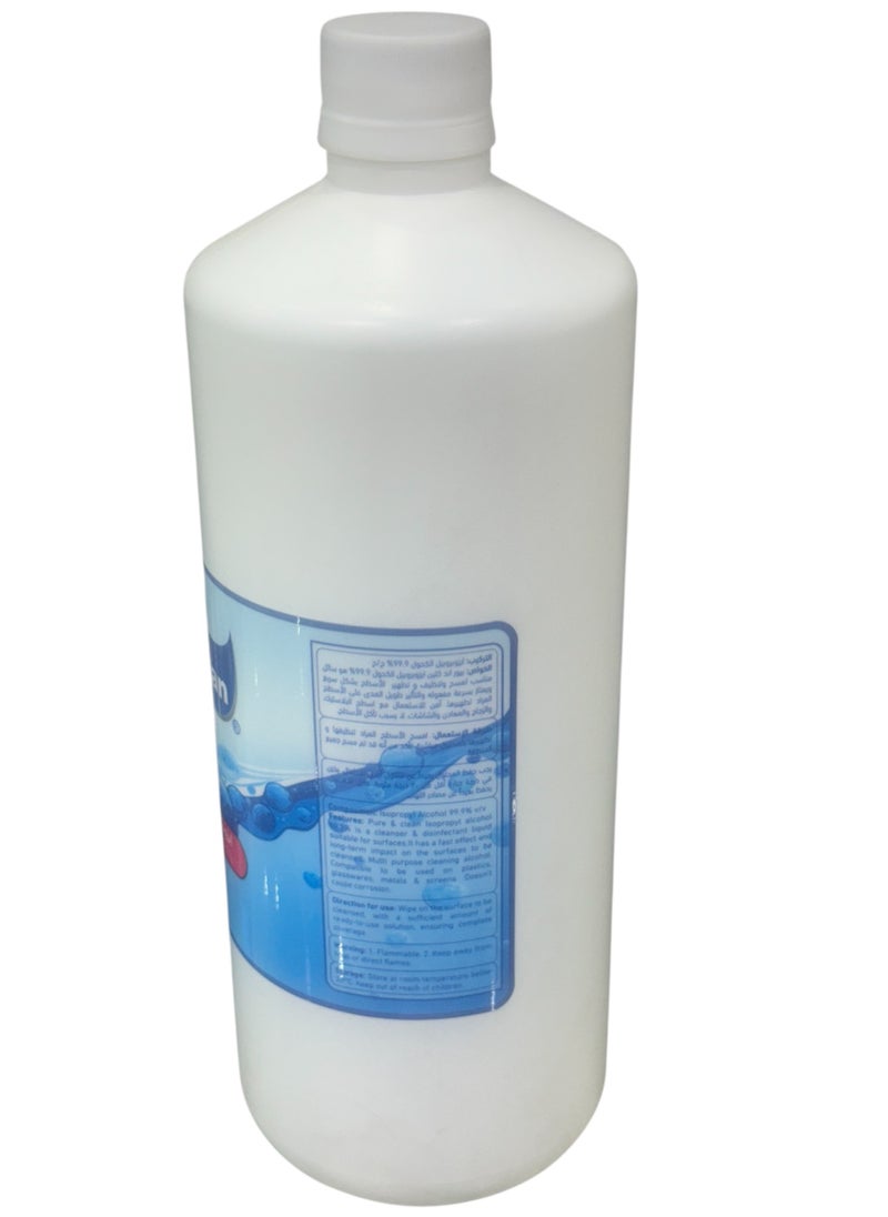 Pure & Clean Original Medical Isopropyl Alcohol 99.9% 1L (ISO) Pure & Clean  - Image 2