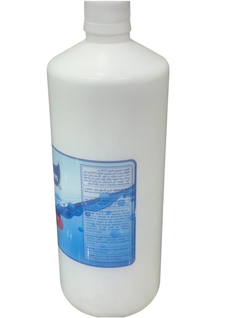 Pure & Clean Original Medical Isopropyl Alcohol 99.9% 1L (ISO) Pure & Clean  - Image 3