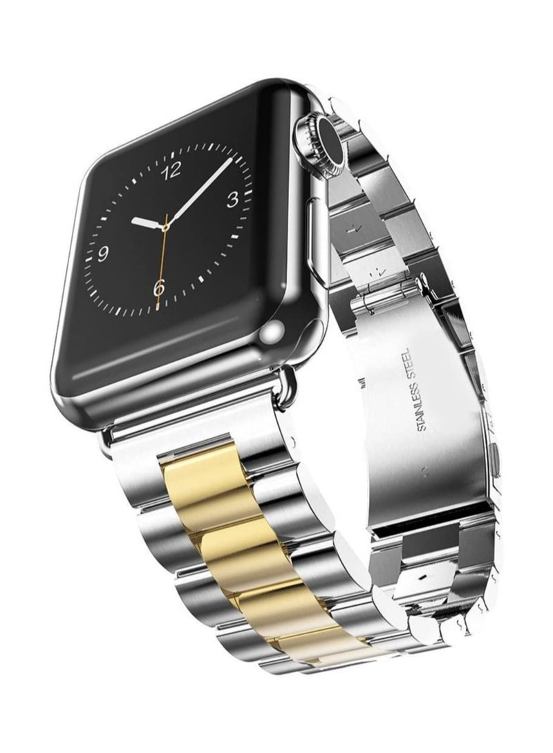 ELTRAZONE Stainless Steel Strap Metal Bracelet for Apple Watch Series 6/5/4/3/2/SE - 38/40 mm - Image 1