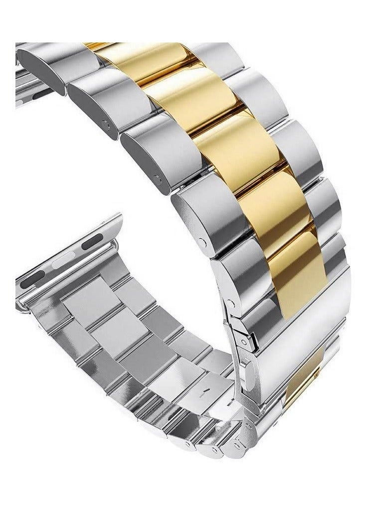 ELTRAZONE Stainless Steel Strap Metal Bracelet for Apple Watch Series 6/5/4/3/2/SE - 38/40 mm - Image 3