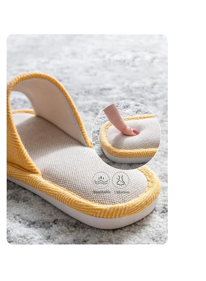 GUDOO Anti-Slip Fabric Slippers Saudi Men Women - Ventilated Home and Mosque Shoes - Image 3
