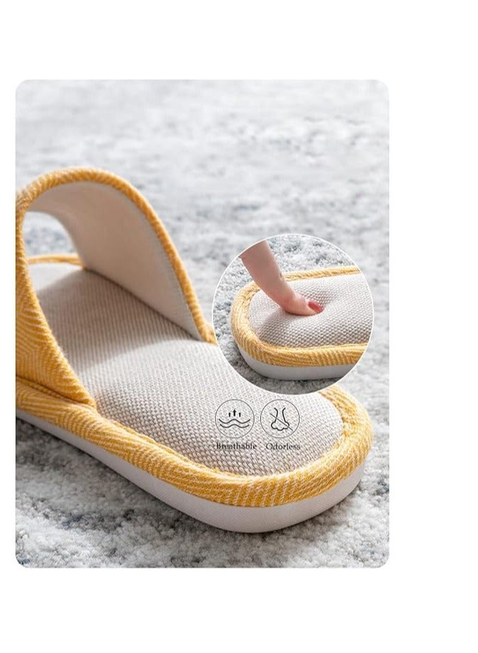 GUDOO Anti-Slip Fabric Slippers Saudi Men Women - Ventilated Home and Mosque Shoes - Image 2