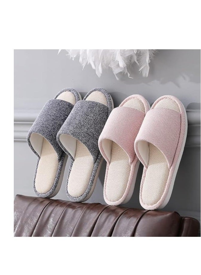 GUDOO Anti-Slip Fabric Slippers Saudi Men Women - Ventilated Home and Mosque Shoes - Image 4
