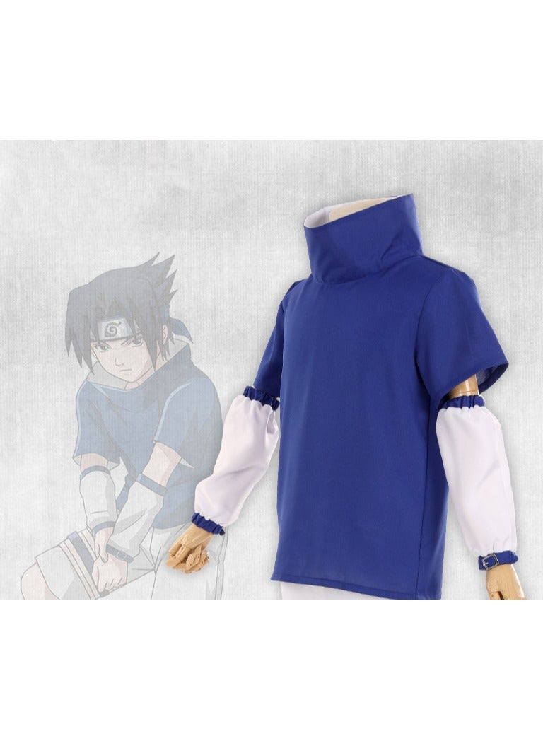 2 Piece  Naruto Uchiha Sasuke Cosplay Costume for Kids - Image 4