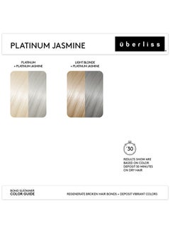 UBERLISS Bond Sustainer Color (Platinum Jasmine) 3.7 Ounce Rebuilds Broken Hair Bonds Silver Conditioner For Toning Bleached Blonde Hair Eliminates Brass And Orange Tones  - Image 3
