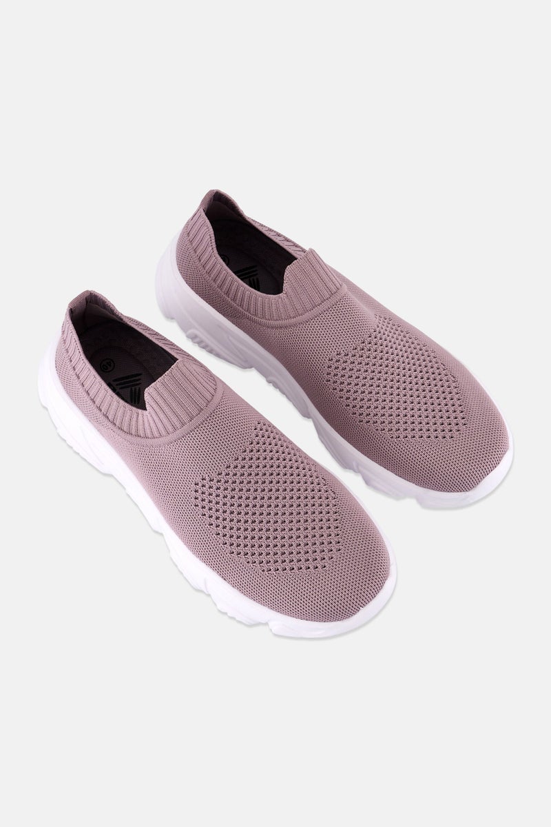 RBX Women Slip On Training Shoes, Purple - Image 4