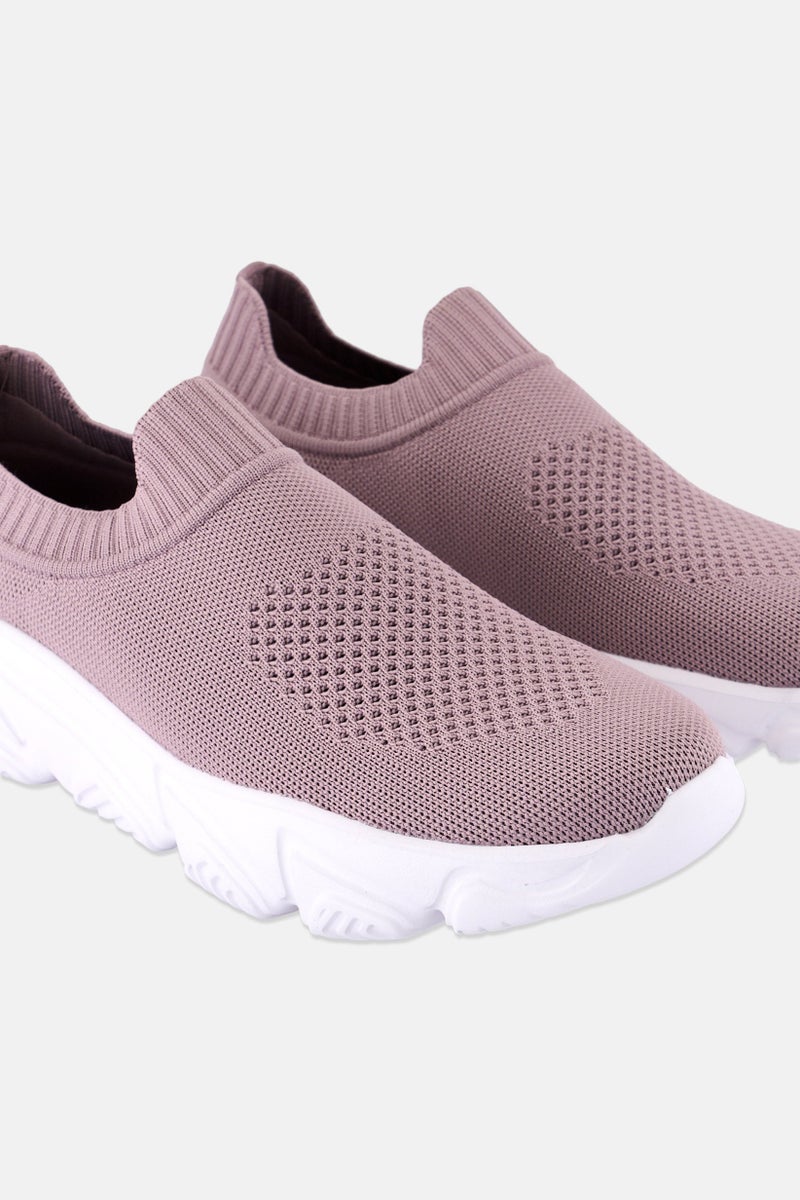 RBX Women Slip On Training Shoes, Purple - Image 3