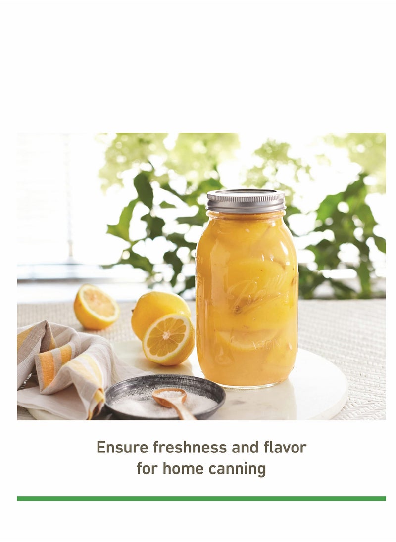 SYOSI - Ball Wide Mouth Mason Jars (32 oz/Capacity) [4 Pack] with Airtight lids and Bands. For Canning, Fermenting, Pickling, Decor - Freezing, Microwave And Dishwasher Safe - Image 1