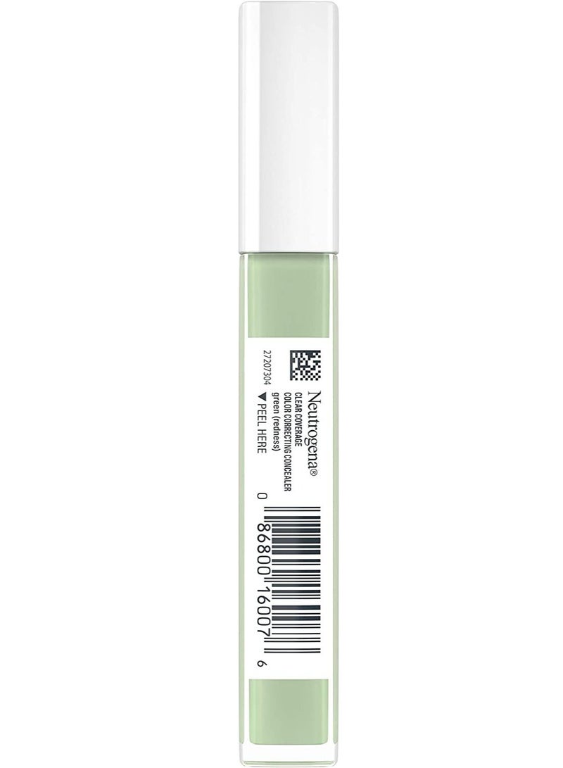 Neutrogena Neutrogena Clear Coverage Color Correcting Lightweight Face Concealer Makeup, 0.24 Fl Oz - Image 2