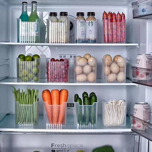 TASMAX Refrigerator Side Door Organizer for Fridge Containers for Storage, Fridge Organiser Storage Boxes, Fridge Box for Vegetables Curry Leaves Kitchen Accessories Items - Image 5