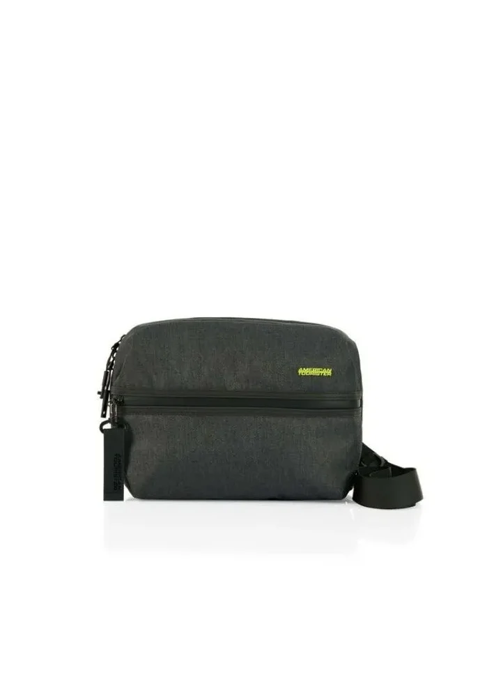 AMERICAN TOURISTER American Tourister Orbit Crossbody Bag As Vega - Black - 1 Years Global Warranty
