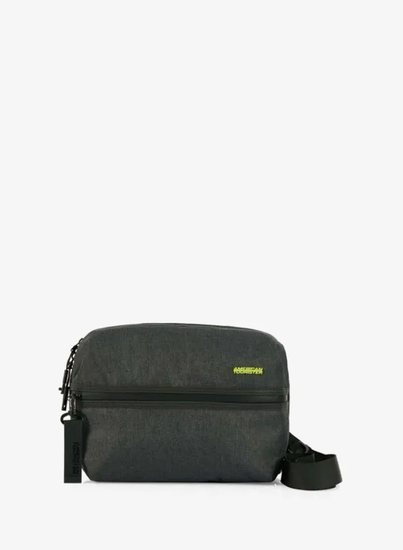 AMERICAN TOURISTER orbit crossbody bag as vega - black - 1 years global warranty