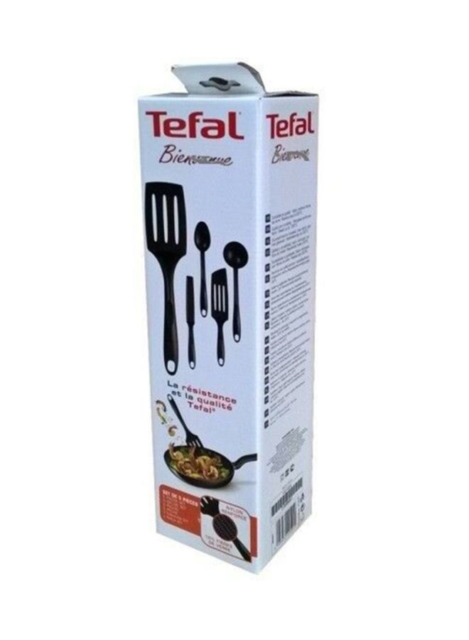 Tefal 5-Piece Cooking Utensils Set Black - Image 2