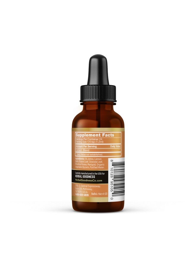 Herbal Goodness Balance Boss - Liquid Mood Support Supplement | Natural Calmness & Emotional Balance Aid | Stress & Energy Boost with Rhodiola Rosea | 1 oz Bottle - Image 2