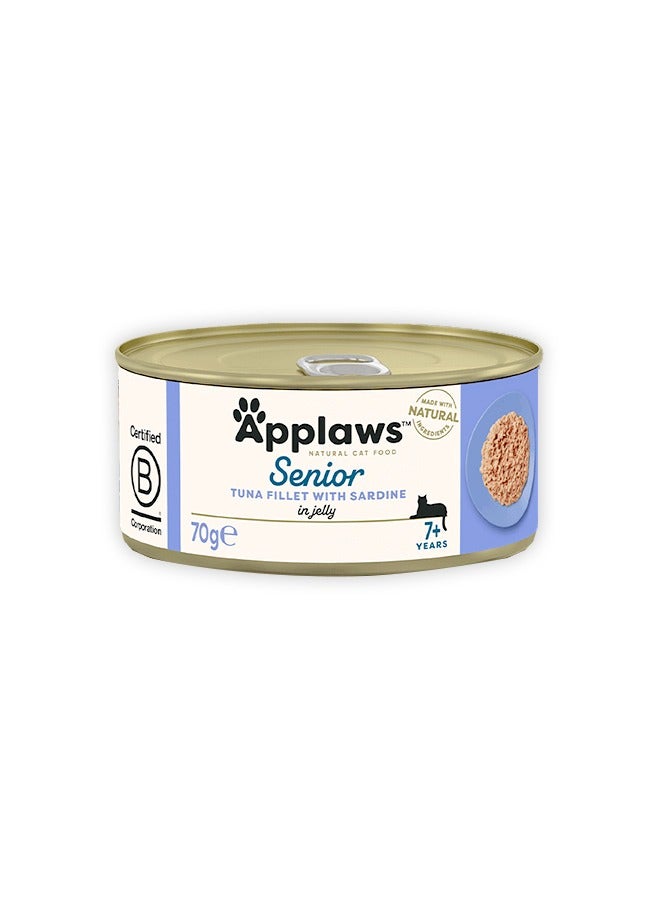 Applaws Tuna Fillet with Sardine Senior Cat Food - 70G (Pack Of 24) - Image 2