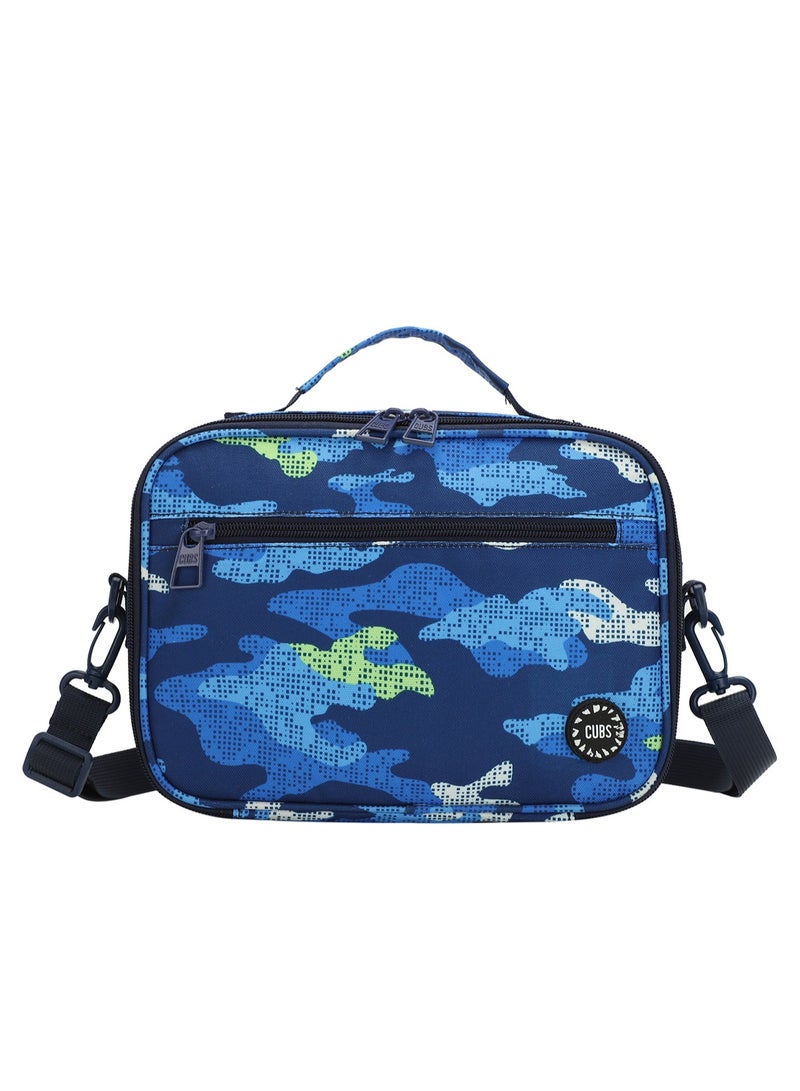 CUBS Camouflage Waterproof lunch bag with removable shoulder strap carrying your favorite meals to school, work or while traveling - Image 1