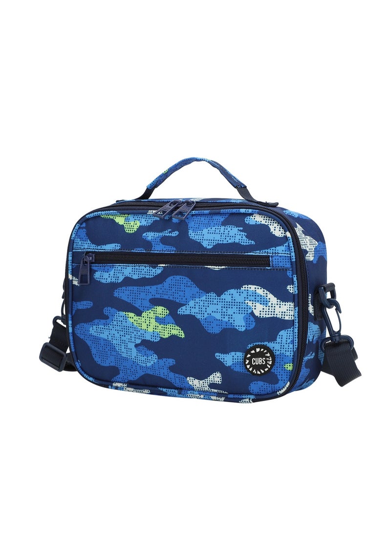 CUBS Camouflage Waterproof lunch bag with removable shoulder strap carrying your favorite meals to school, work or while traveling - Image 2