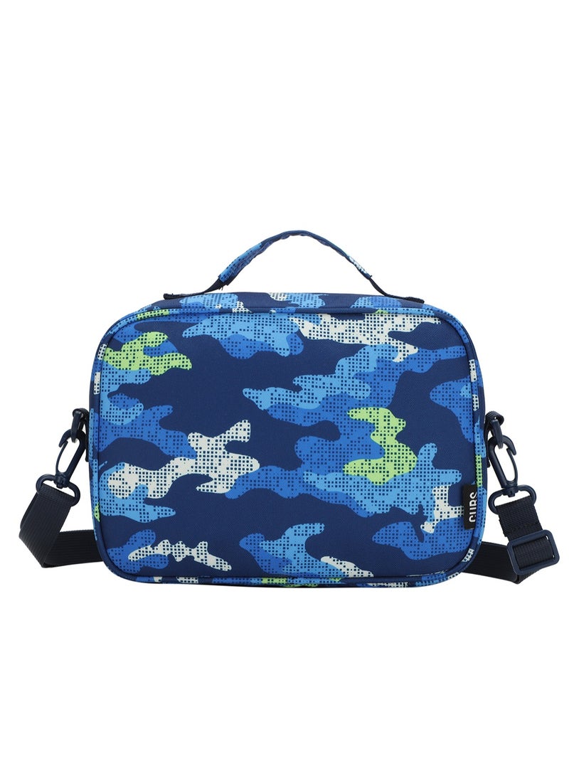 CUBS Camouflage Waterproof lunch bag with removable shoulder strap carrying your favorite meals to school, work or while traveling - Image 3