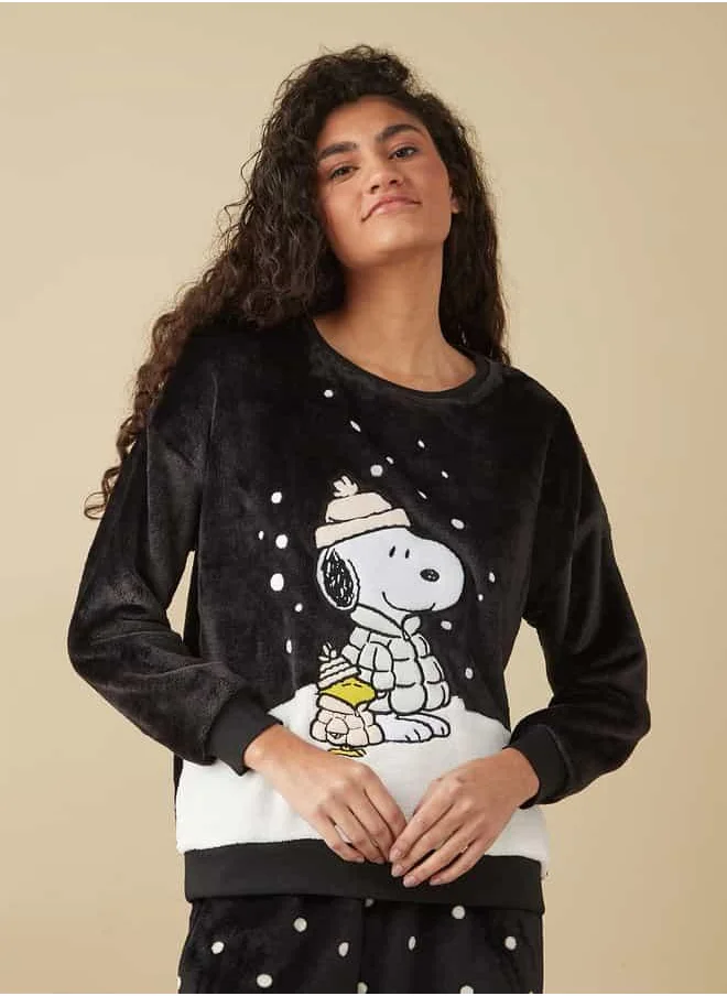 فاف Snoopy Applique Pyjama Set