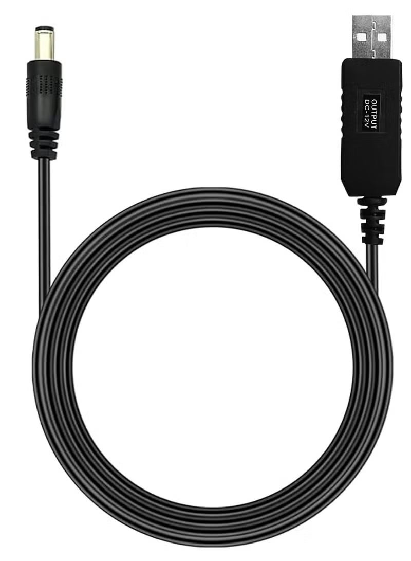 USB DC 12V Router Cable Step Up Power Cable - Image 1