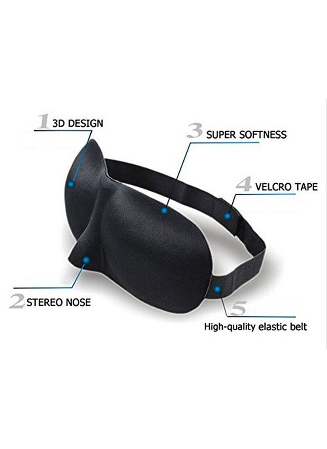 Goho ® Cairo 3D Sleeping Eye Mask Pack Of 2  - Image 2