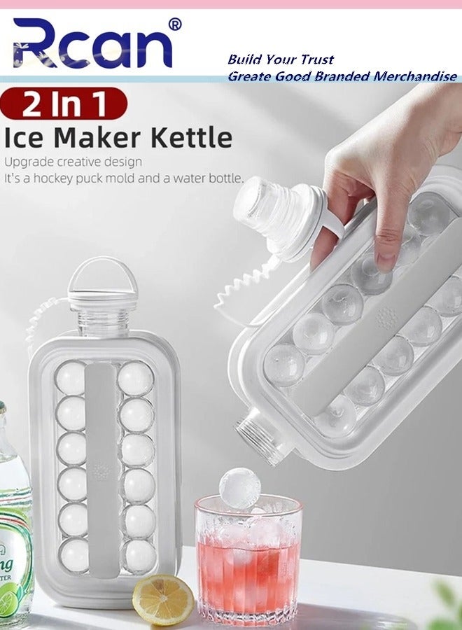 Rcan Portable Ice Ball Maker Ice Hockey Maker Kettle Creative Ice Cube Mold Kitchen Gadgets Ice Hockey Lattice Making Tool Kettle  - Image 2