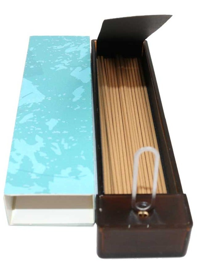 Bakhoor BoSidin Premium Cambodian Incense Sticks Gift Set (20 Pcs) – Natural 1.3mm Slim Incense with Built-in Holder and Travel Storage Case - Image 2