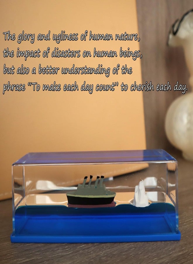 Ptaexcel Unsinkable Boat In A Box, Cruise Ship Toy Fluid Drift Bottle Model Decoration Home Toys Gift.-Kids, Multicolor - Image 2