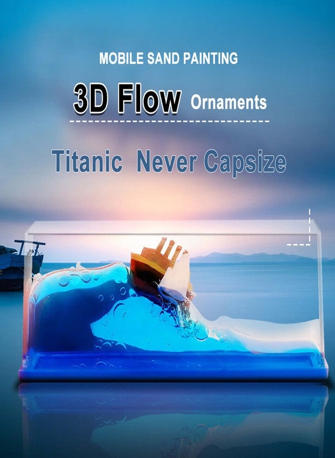 Ptaexcel Unsinkable Boat In A Box, Cruise Ship Toy Fluid Drift Bottle Model Decoration Home Toys Gift.-Kids, Multicolor - Image 5