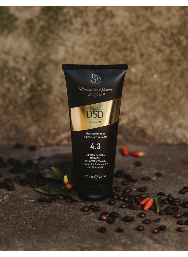 DSD DE LUXE 4.3 ماسك علاج الكيراتين ديكسيودوكس الفاخر 200 مل - Image 3
