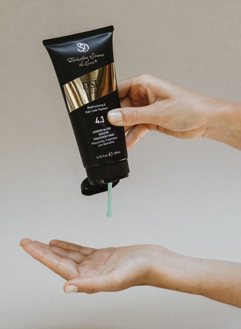DSD DE LUXE 4.3 ماسك علاج الكيراتين ديكسيودوكس الفاخر 200 مل - Image 5