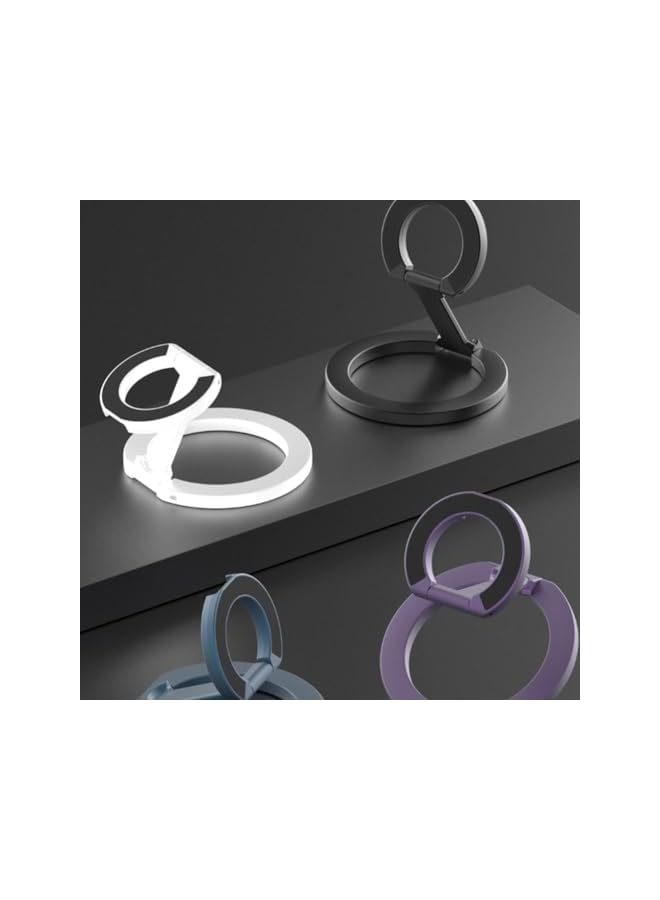 Green Tiger [2025 Newest] 4-in-1 Phone Ring Holder Strap, Phone Grip for Mag-Safe, Foldable & Adjustable Metal Cell Phone Rings Gripper Stand, Compatible with iPhone 16/15/14/13/12/Pro/Max/Plus (Black) - Image 5