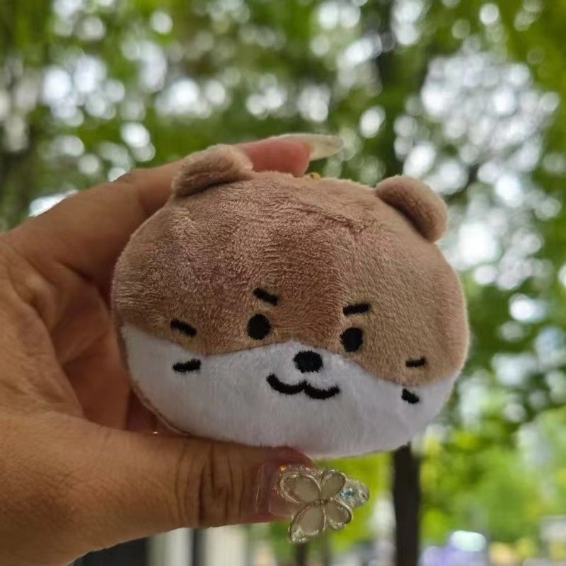 South Korea Small 17 Keychain Doll seventeen Yin Jing Han Hong Zhi Xiu Quan Shunrong Plush Pendant Sloth pendant - Image 1