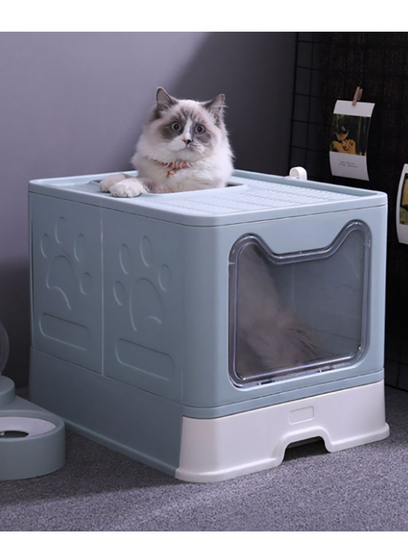Kidle صندوق فضلات القطط القابل للطي ذو الاتجاهين - Image 3