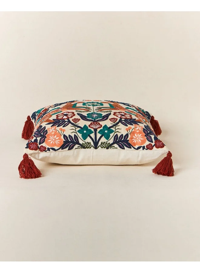 Chumbak Hangul Duo Cushion Cover, 16" | Kashmir Trails