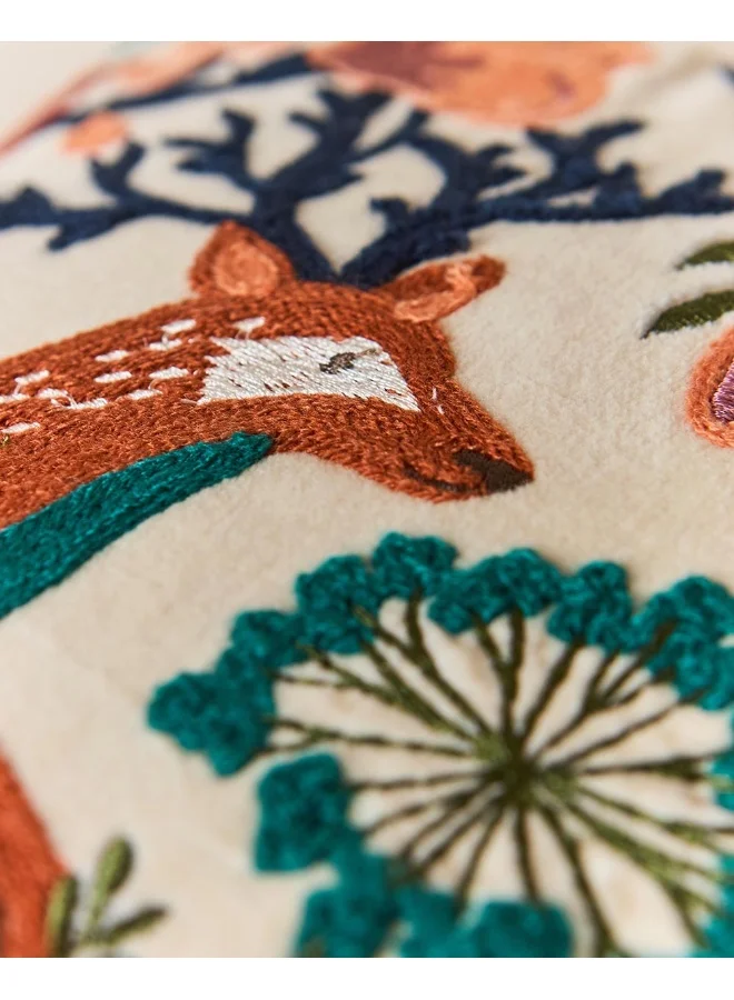 Chumbak Hangul Duo Cushion Cover, 16" | Kashmir Trails
