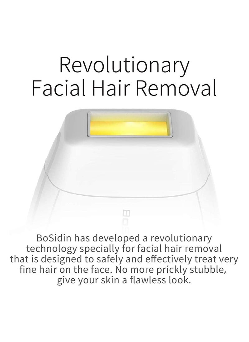Bosidin BoSidin Permanent Hair Removal Device with Cooling Attachment, 350k Flashes, Painless Epilator for Women & Men – Body and Face  - Image 4