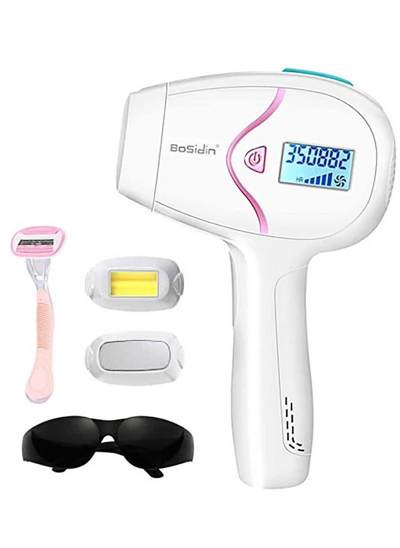 Bosidin BoSidin Permanent Hair Removal Device with Cooling Attachment, 350k Flashes, Painless Epilator for Women & Men – Body and Face  - Image 1