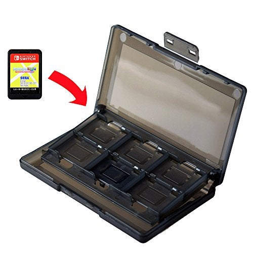Mcbazel 12 in 1 Game Card Storage Protector Case Box for Nintendo Switch Black - Image 1