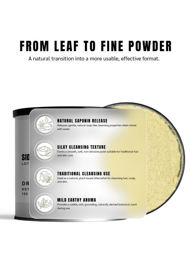 Awafi Mill Dried Sidr Leaf Powder | Versatile Fine-Ground Leaf Powder - 100g (3.5 Oz) - Image 4