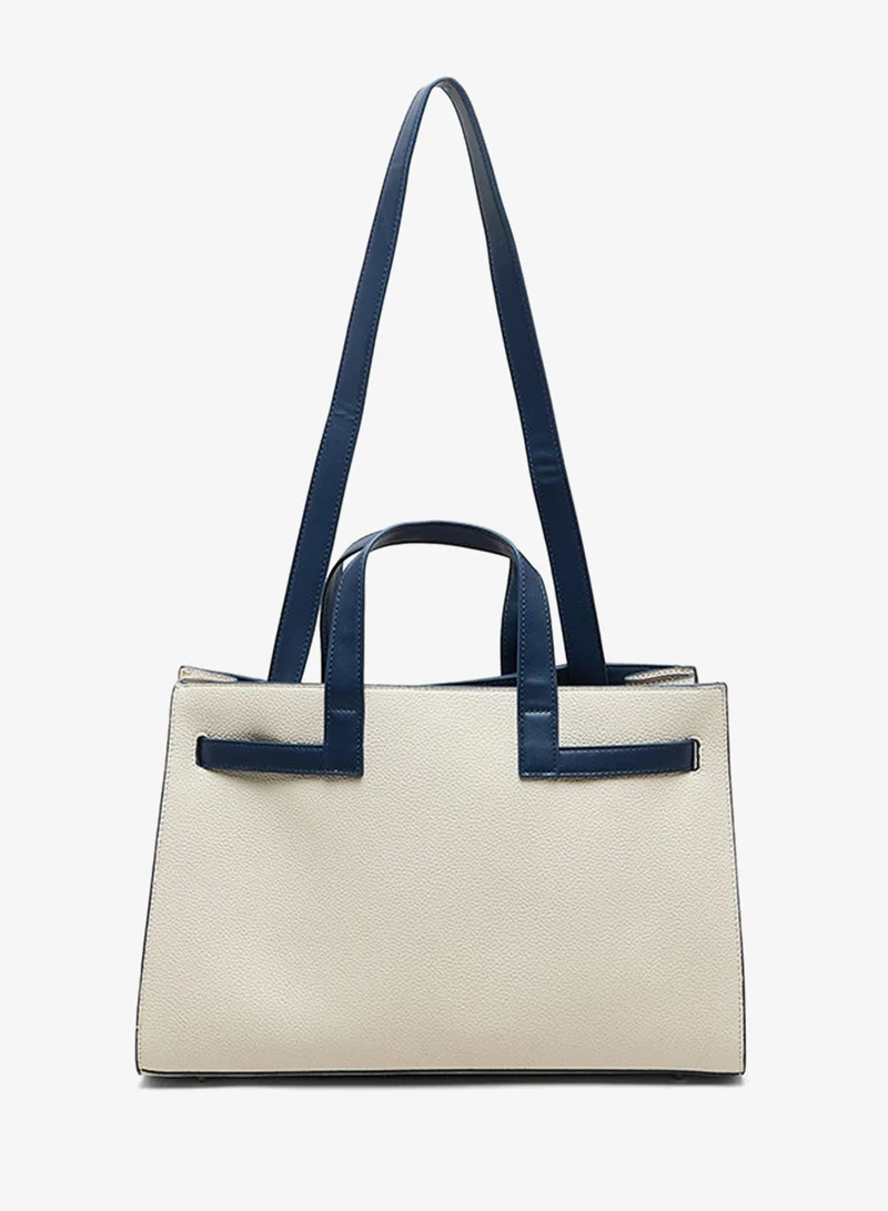 ANNE KLEIN  Anne Klein Contrast Detail Pu Tote Bag Set for Women | Best Price UAE